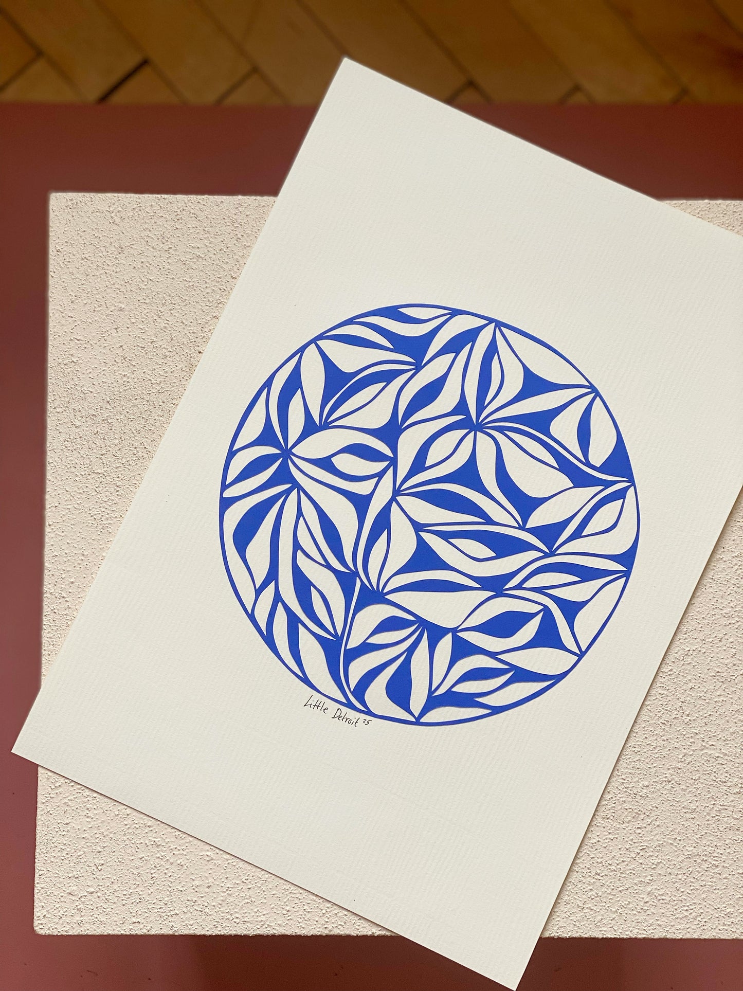 "Blue majestic" A3