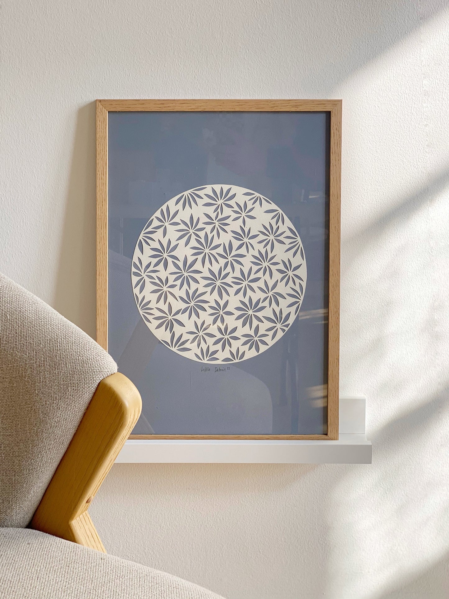 "Blue Blossom" A3