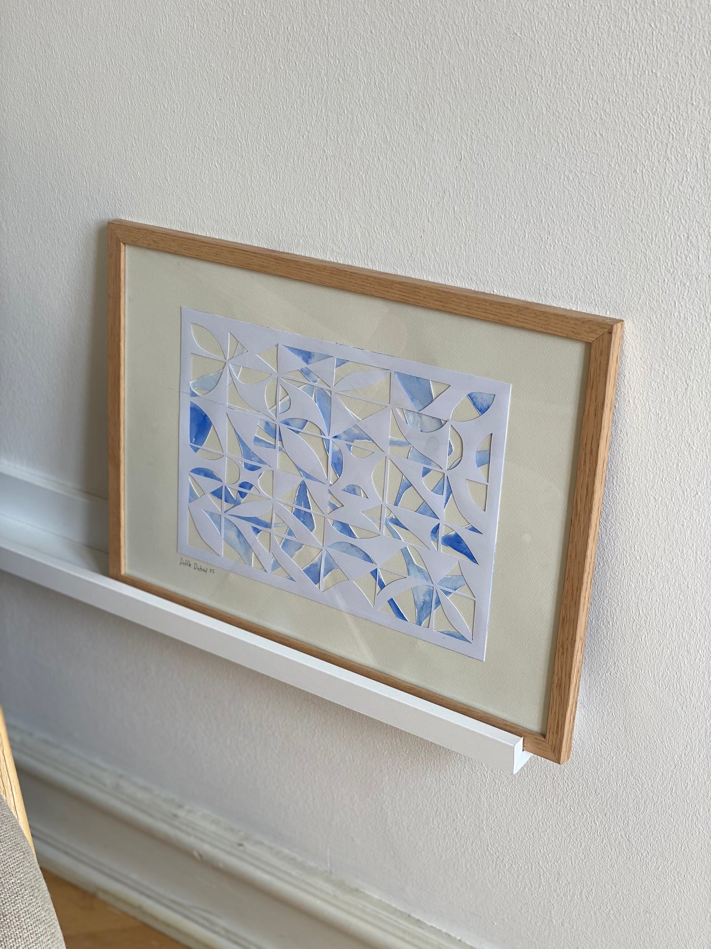 ‘Whispering Blue’ A3