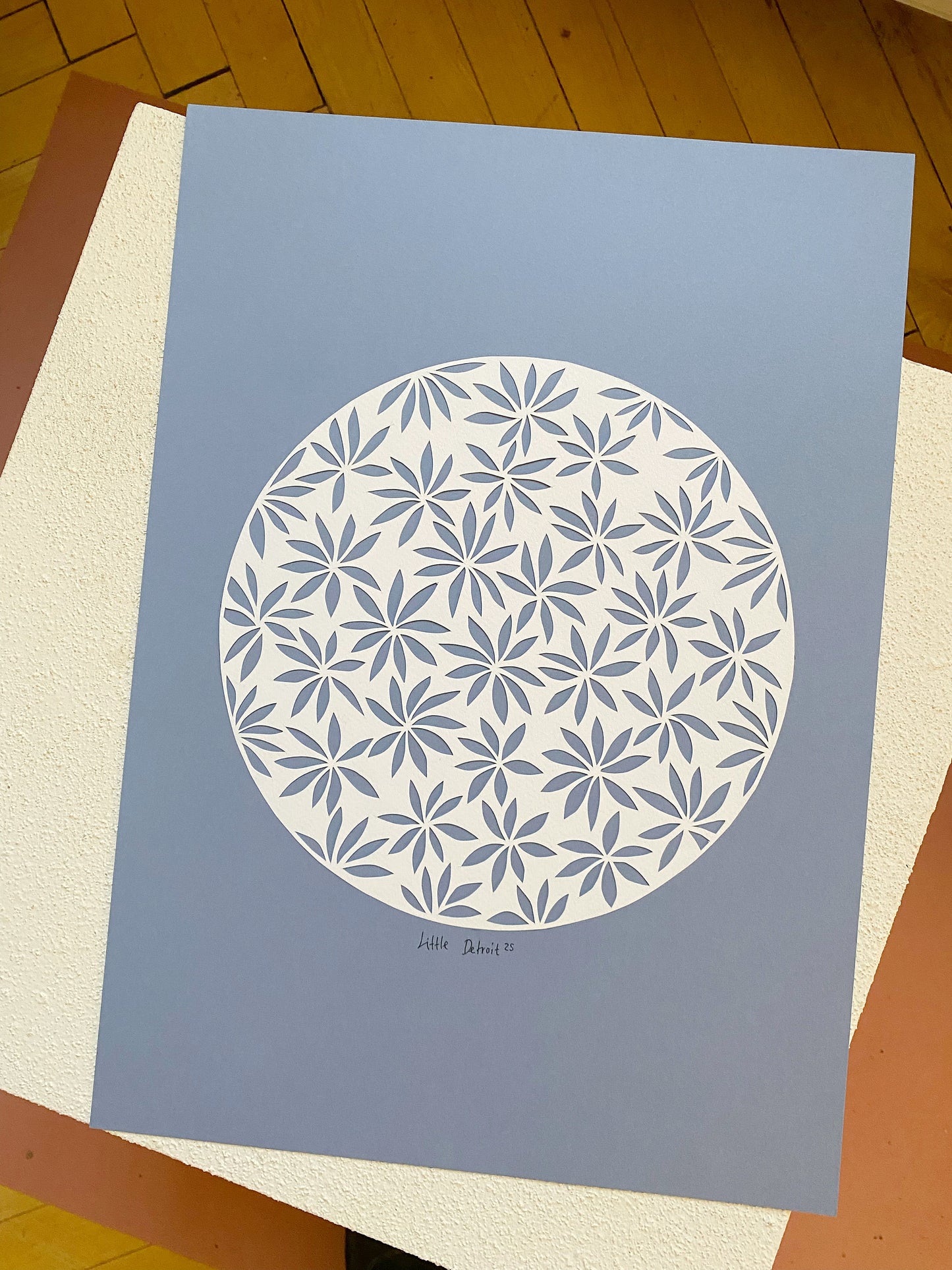 "Blue Blossom" A3