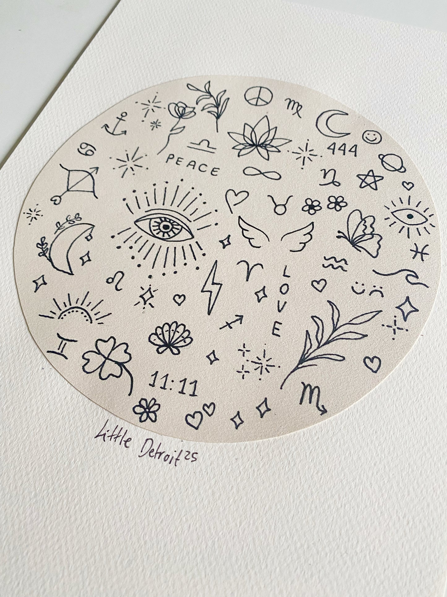 A4 Spirituelle doodles