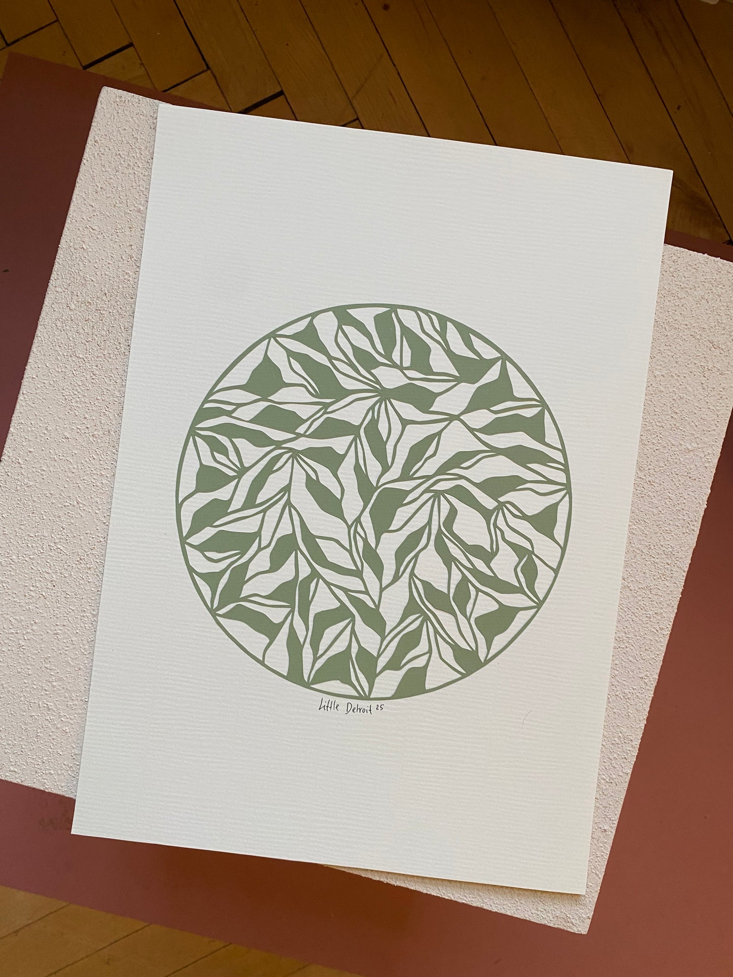 "Forrest hush" A3