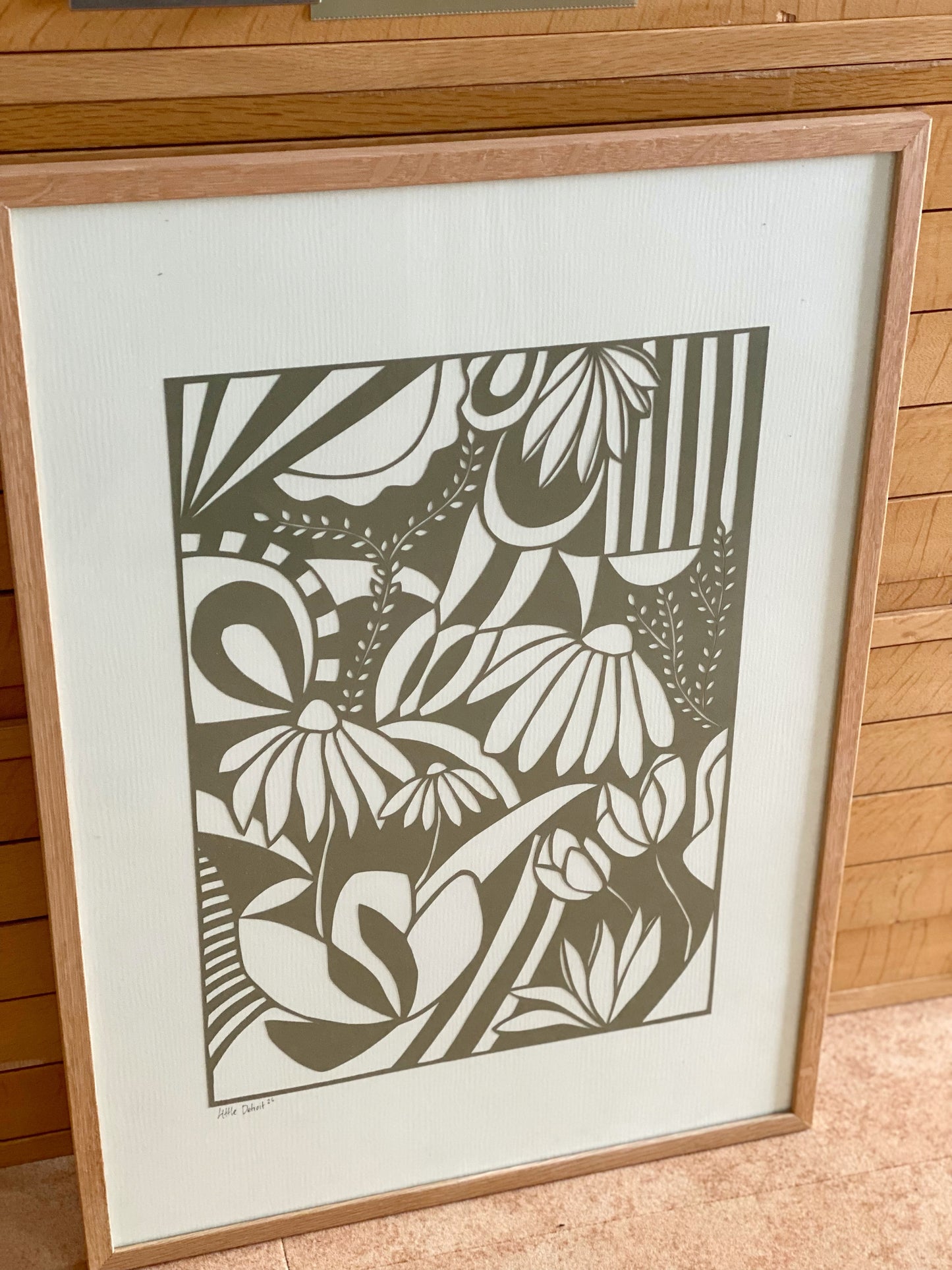 ‘Flowers in my garden’ A2