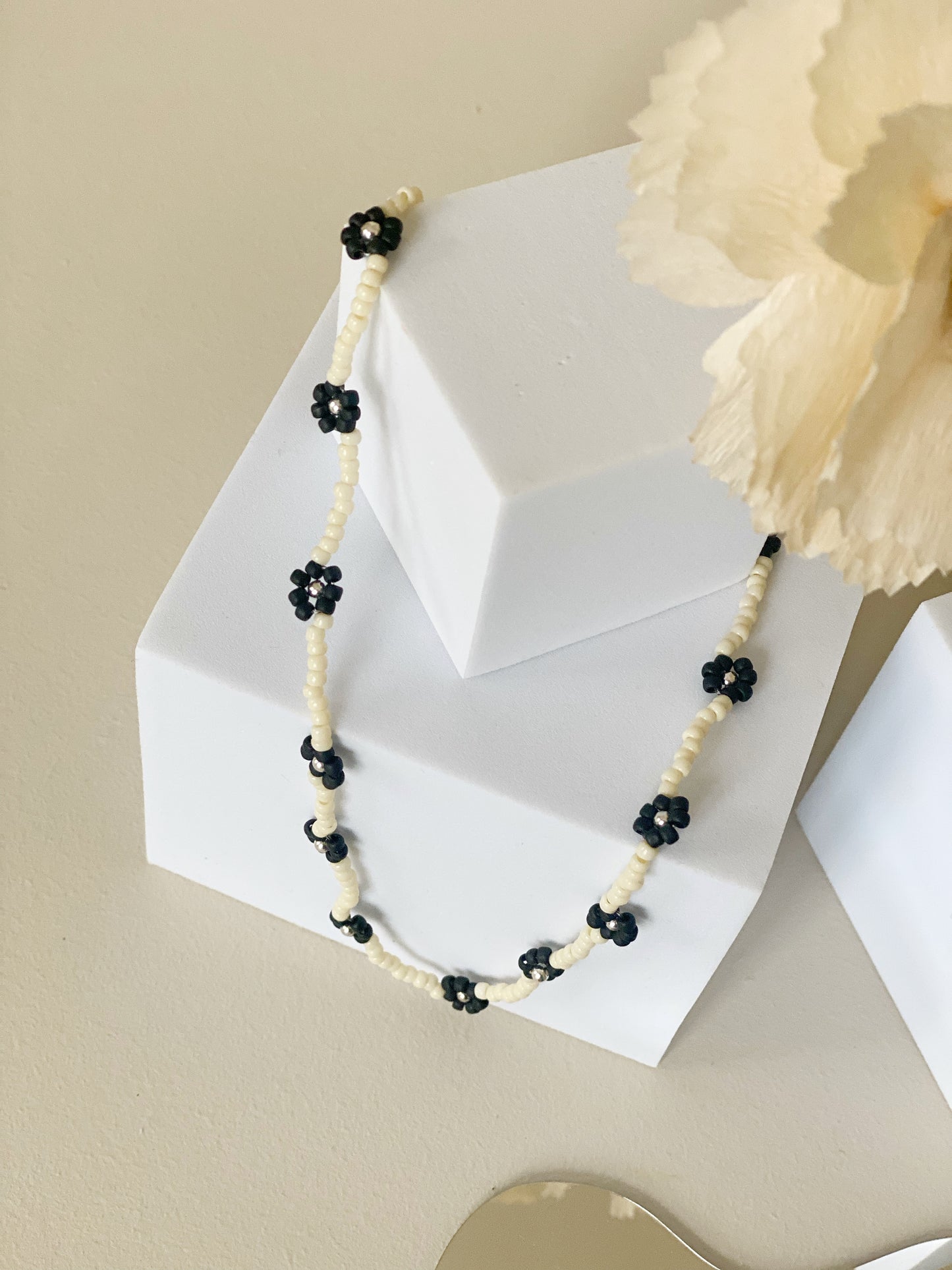 'Ebony & Ivory' No. 01 necklace