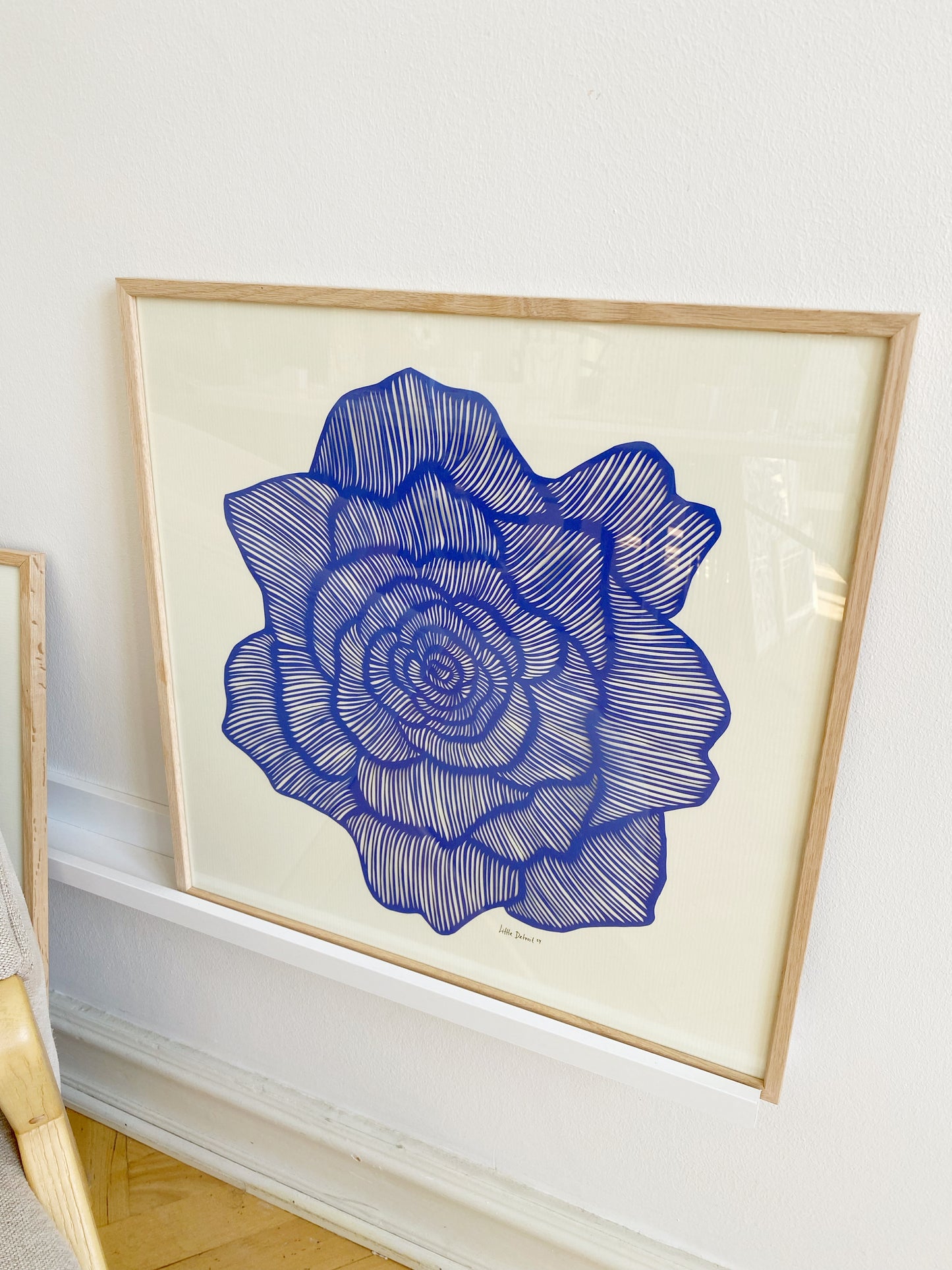 "Blue Bloom" 50x50