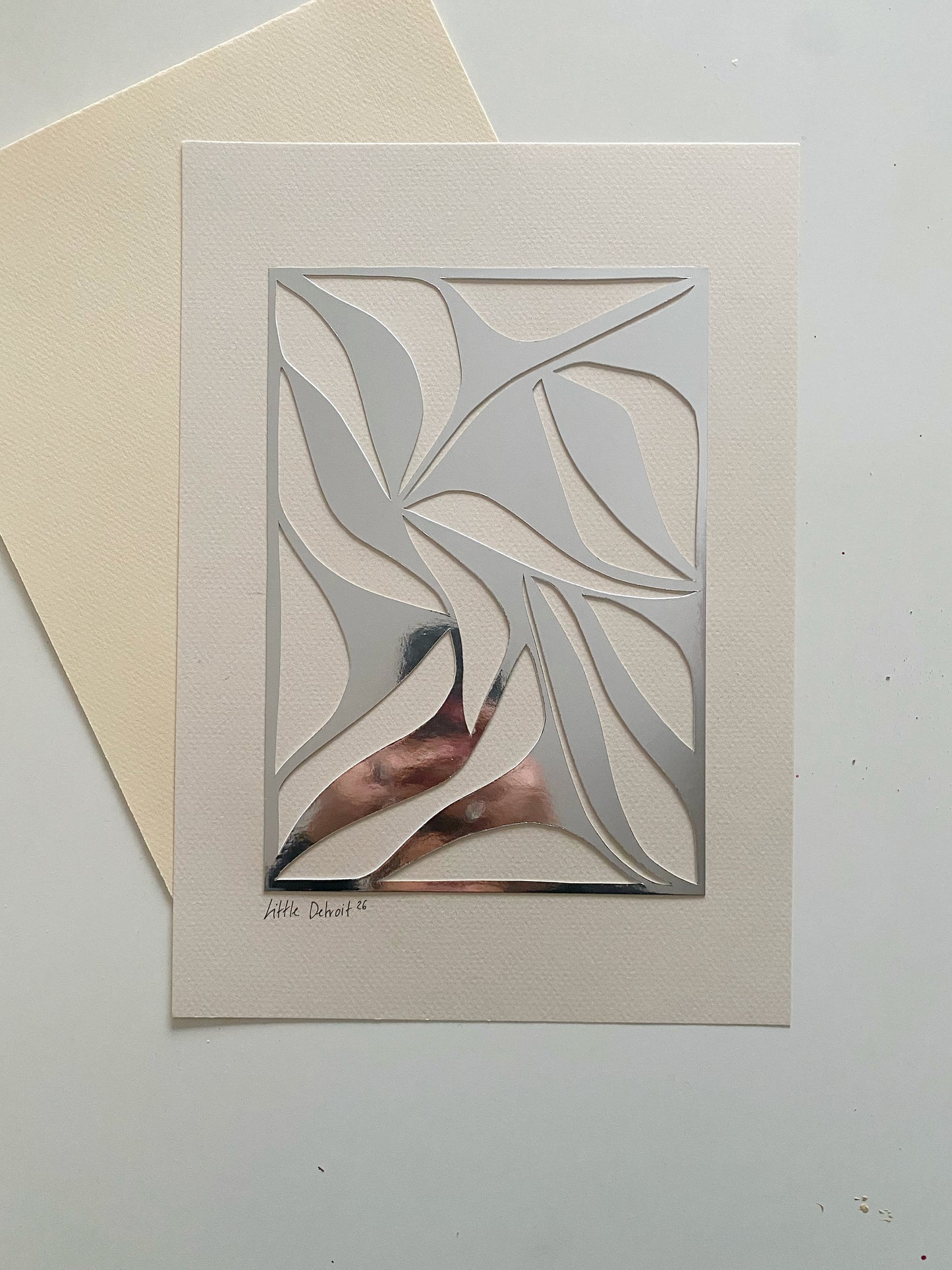 ‘Silver simplicity’ A4