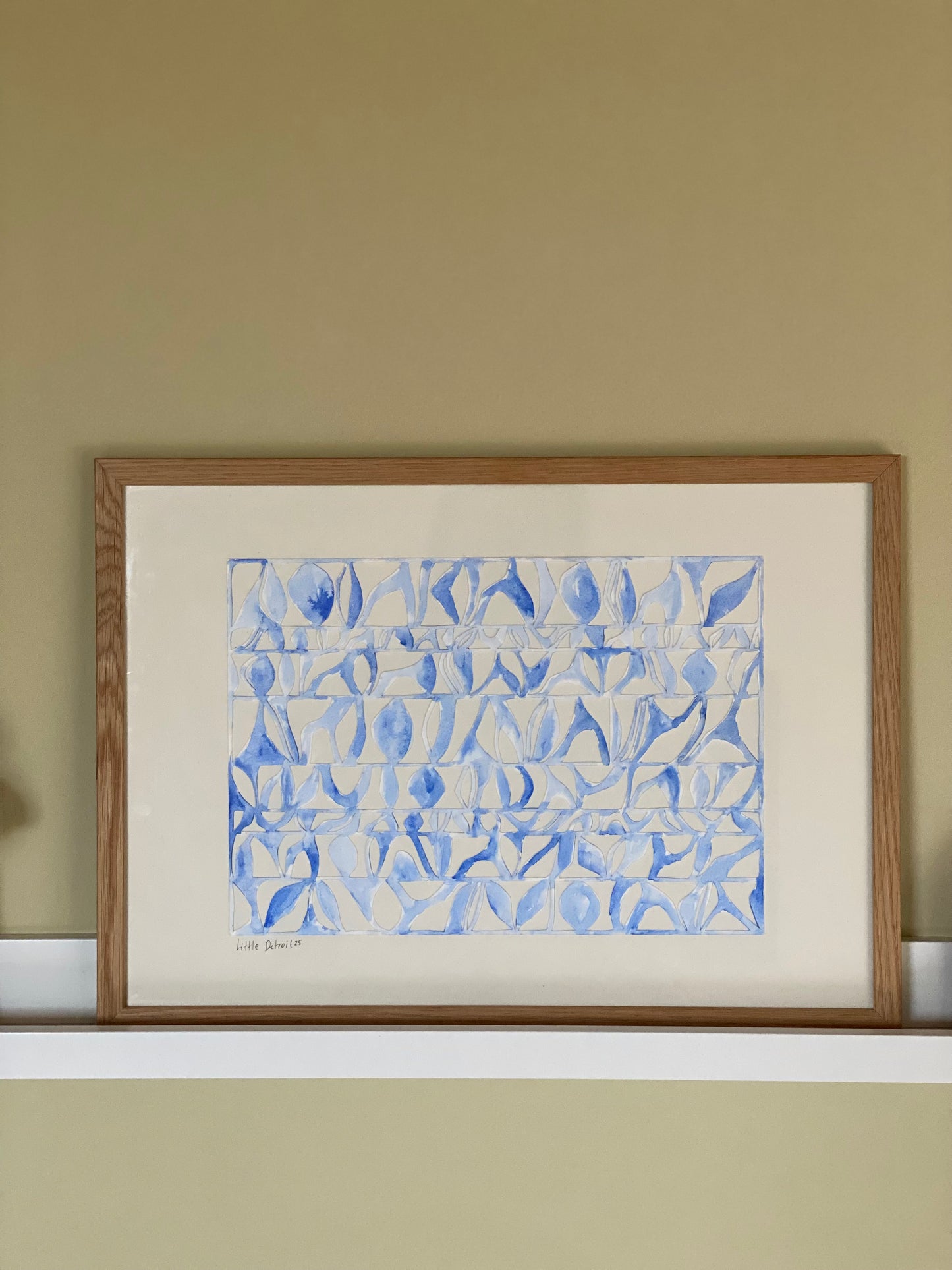 ‘Whispering Blue’ A3