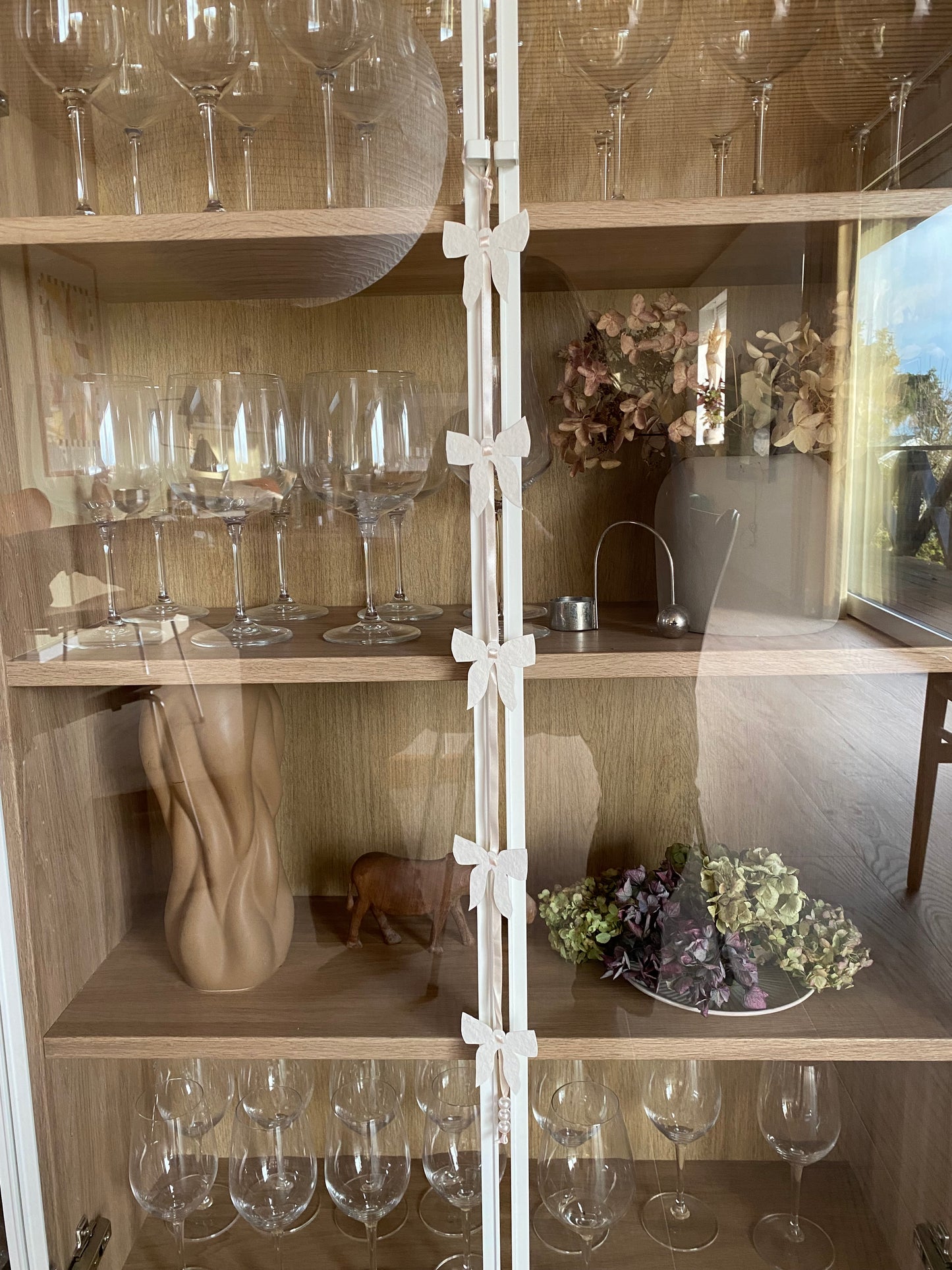 Sløjferanke hvid/svag rosa