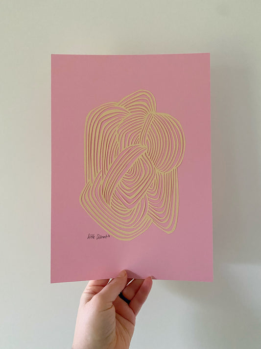 ‘Organic Pink’ A4