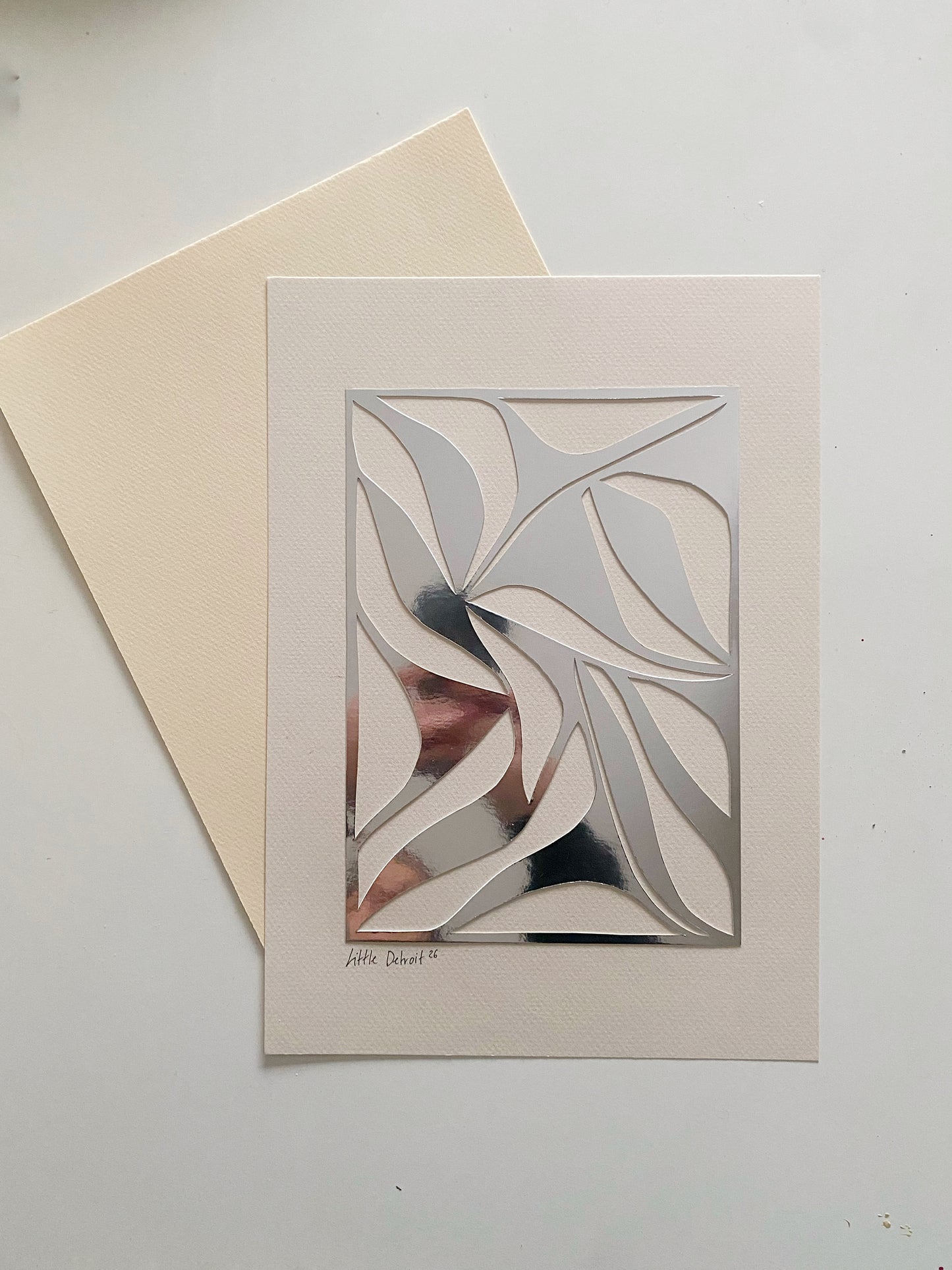 ‘Silver simplicity’ A4