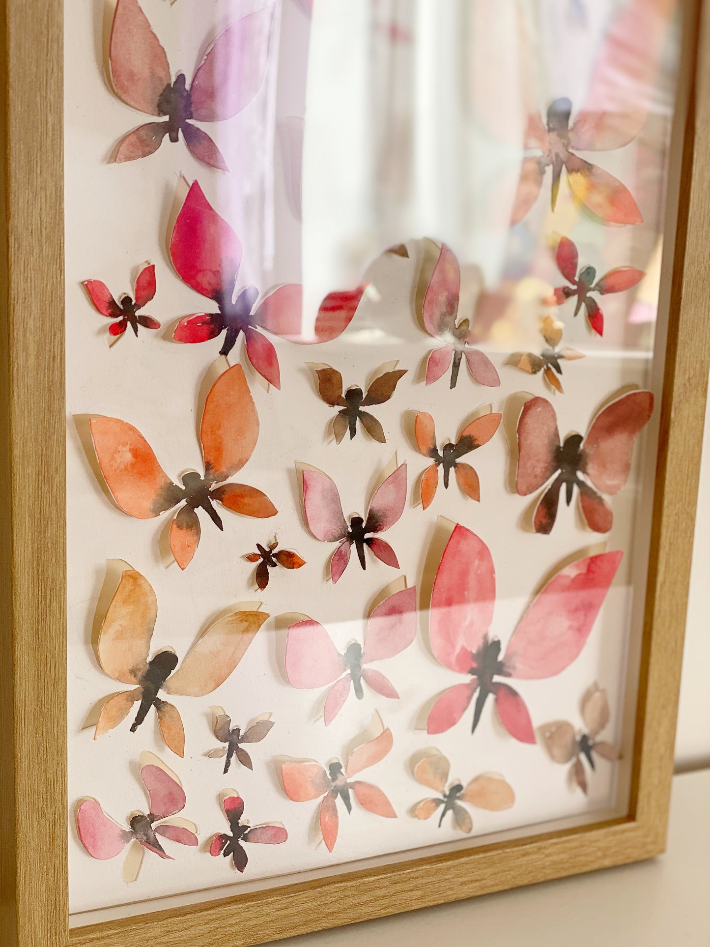 A4 ‘butterflies’ inkl ramme