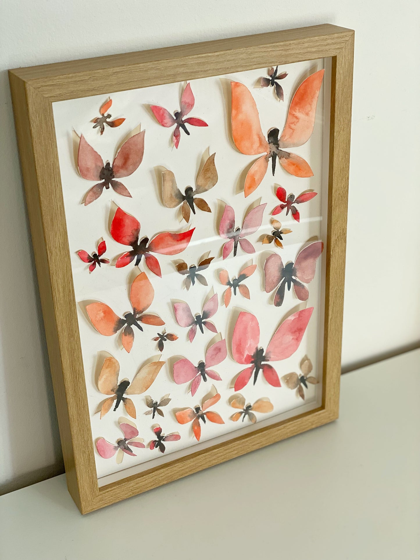 A4 ‘butterflies’ inkl ramme
