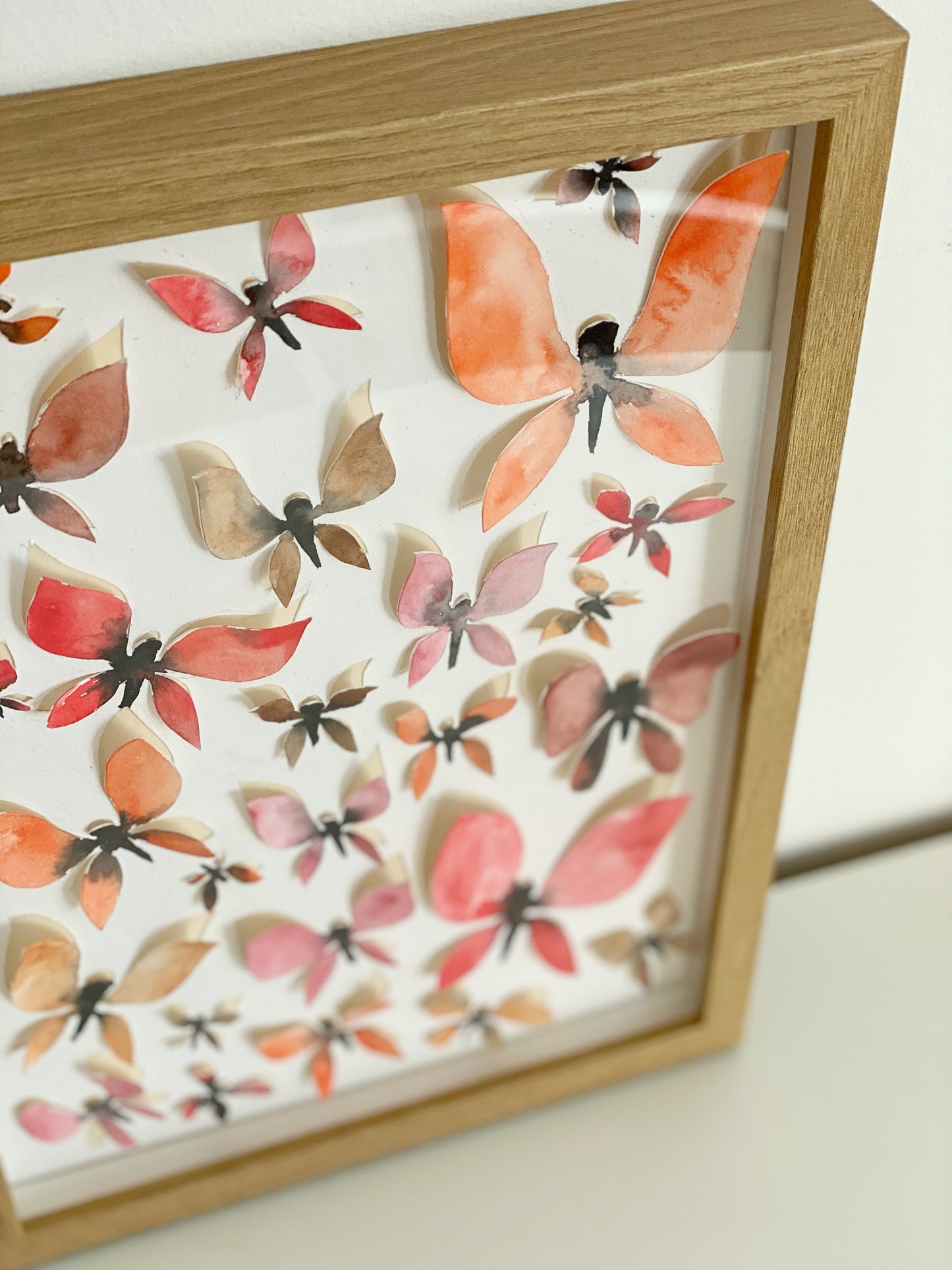 A4 ‘butterflies’ inkl ramme