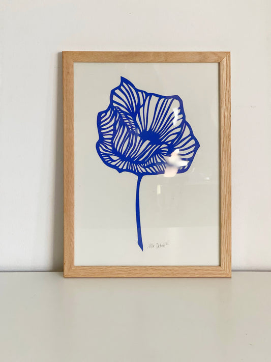 A4 ‘blue flower’
