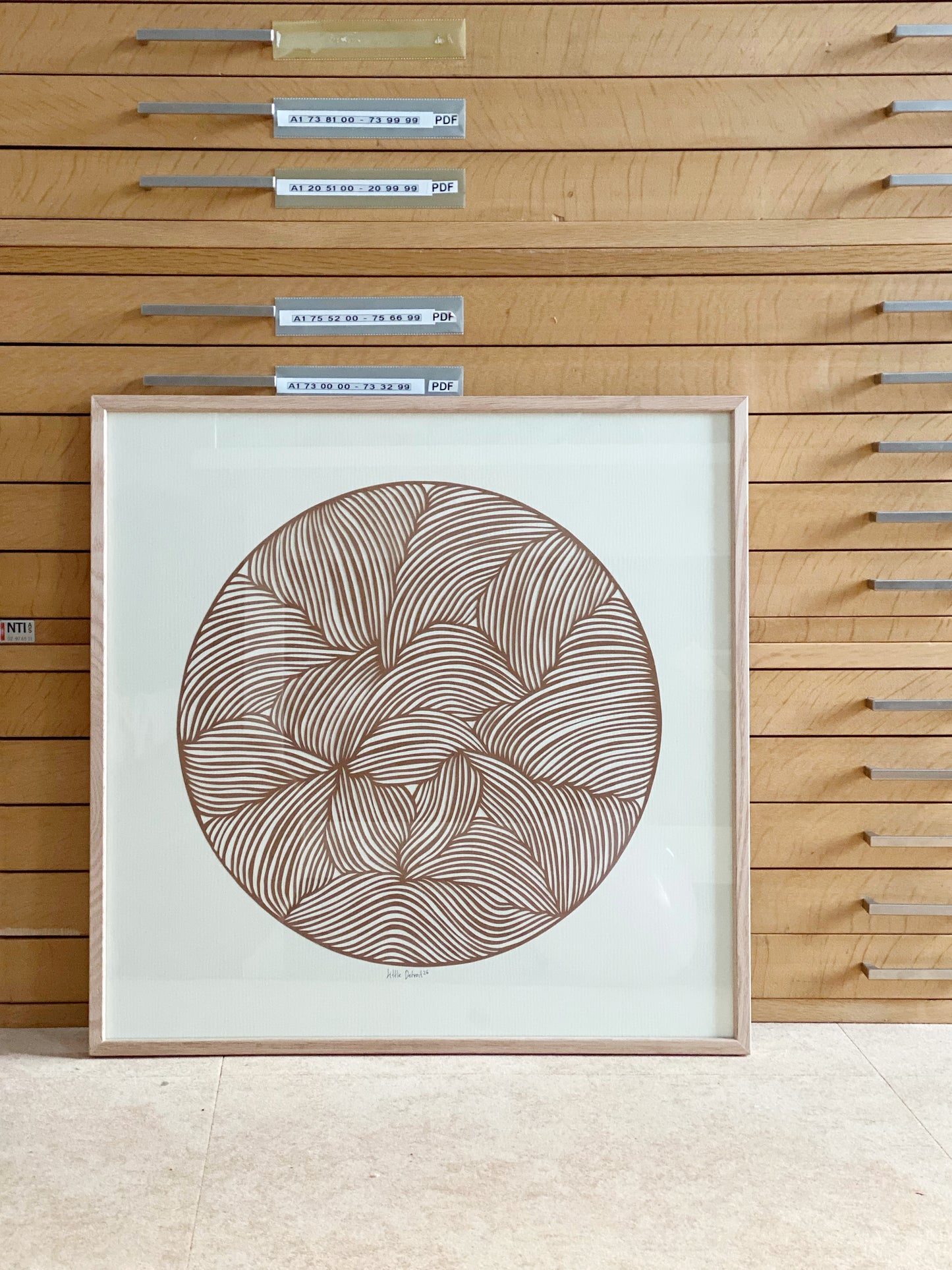 ‘Brown Moon’ 50x50