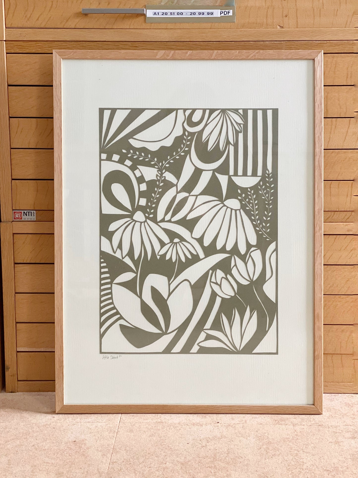 ‘Flowers in my garden’ A2