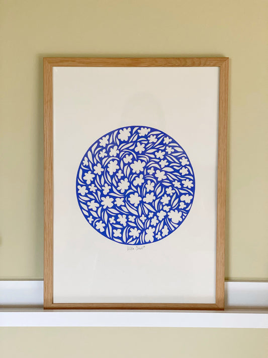 ‘Blue Garden’ A3