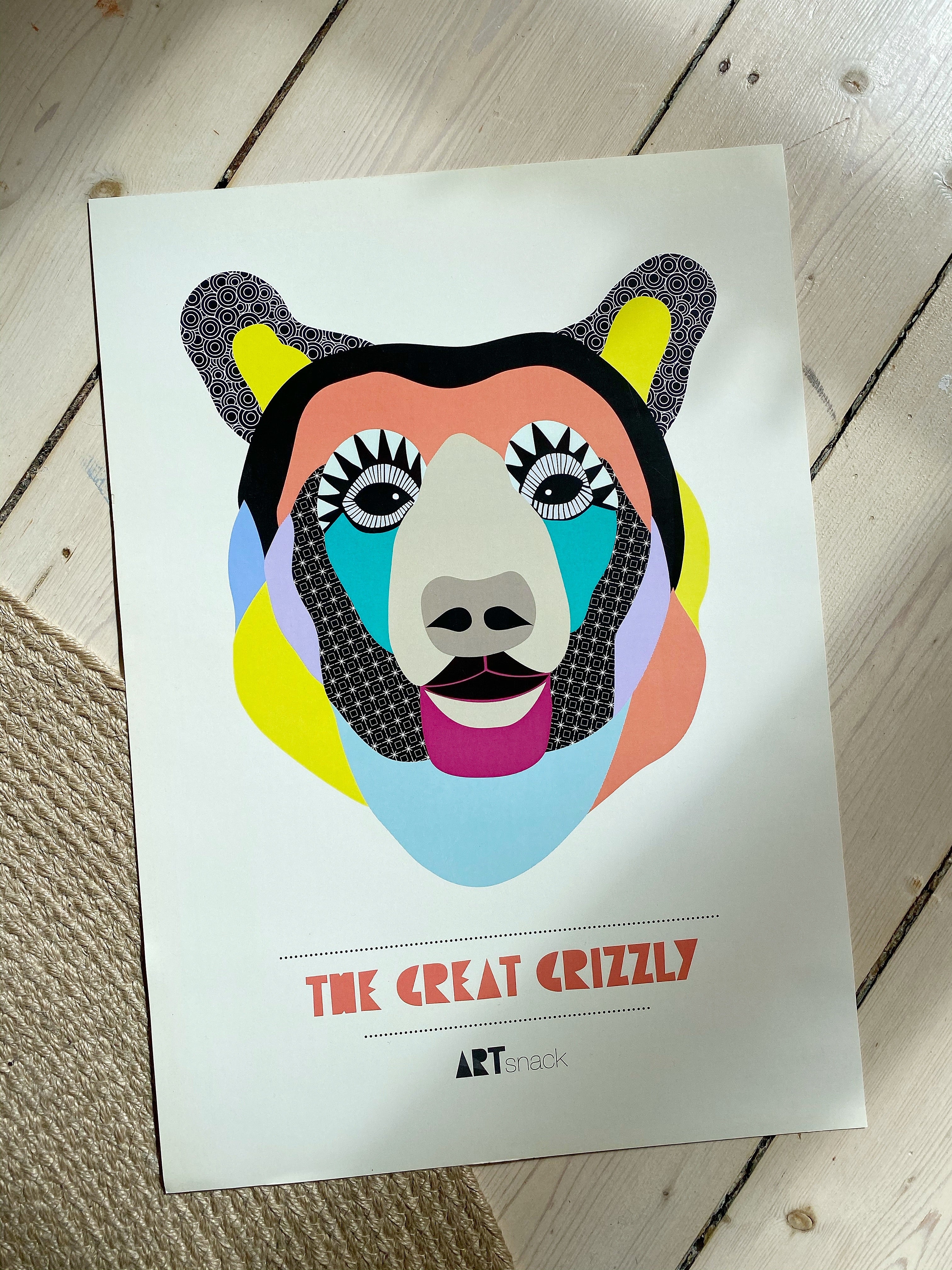 A3 print ‘The Great Grizzly’